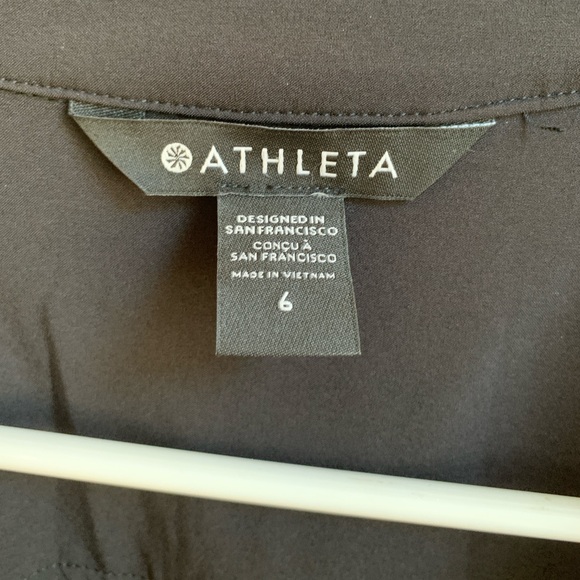 Athleta Brooklyn Heights Wide Leg Jumpsuit Black Size 6 - Picture 5 of 8